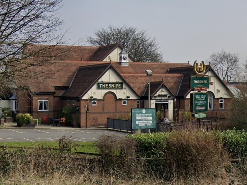 The Snipe, Alfreton Road, Sutton, is a down-to-earth Hungry Horse pub. The pub received a 4 star Tripadvisor review, one review said: "Been coming here for years and never had a bad experience. The food is great, the staff are friendly and a very relaxed environment." (Photo by: Google Maps)