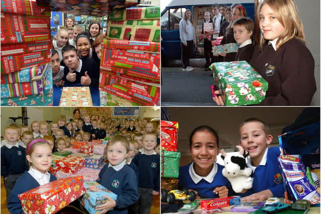 Brilliant Shoebox Appeal scenes from the past. Is there one which brings back memories for you?