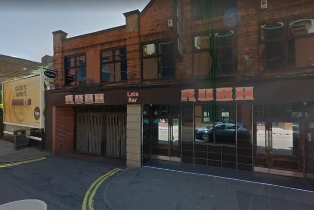 Rush nightclub, Clumber Street, Mansfield town centre. (Photo by: Google Maps)