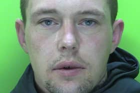 Anthony Smedley was spotted by officers in an unmarked police car as he drove away from a filling station without paying