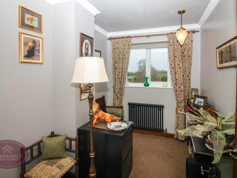 The third bedroom is the smallest but is a versatile space, which could be used as an office, study or store room. It overlooks the back of the Nottingham Road property with access to the attic via a drop-down ladder.