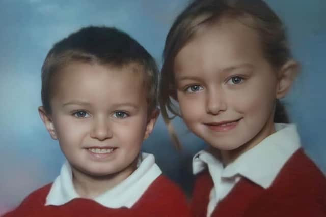 Young Nikita, pictured with late brother Ross Wilson.