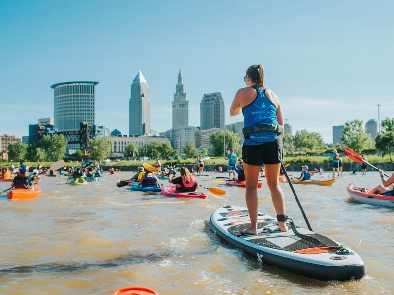 Cuyahoga River is a top USA spot for kayaking