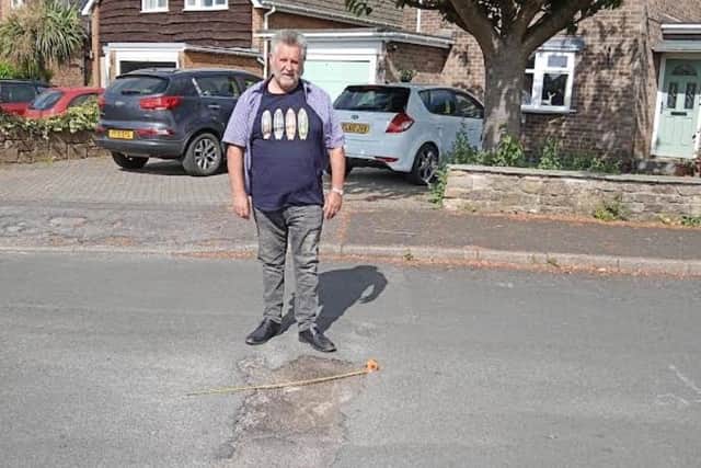 Resident Greg Zielisnki says the road surface and pavements on West Bank Wynd urgently need resurfacing