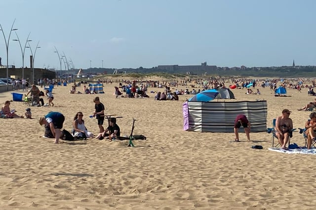 The people of South Shields enjoyed the hottest day of the year so far. Picture by Frank Reid.