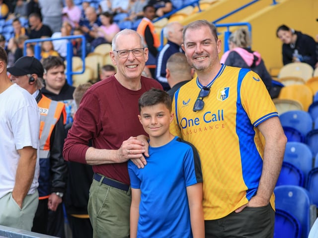 Mansfield Town turned on the style to blow away promotion hopefuls Luton Town.