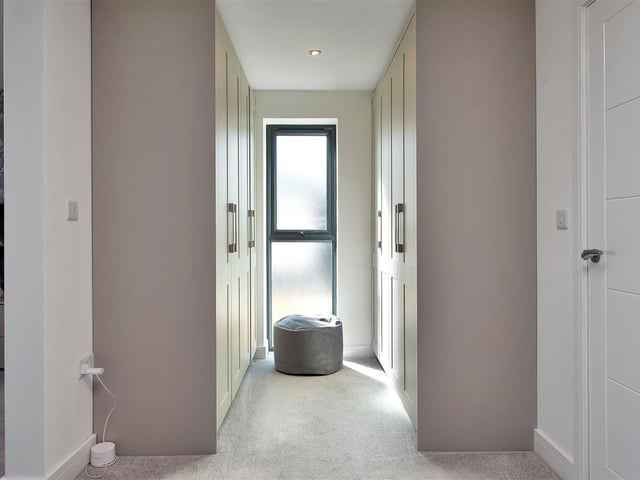 Having a substantial range of contemporary fitted wardrobes.