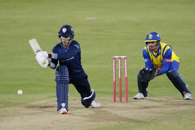 Luis Reece can't wait to play Vitality Blast cricket in front of the fans. (Photo by Ian Horrocks/Getty Images)