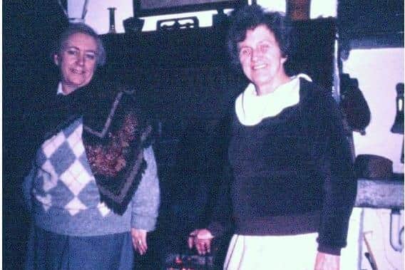 Enid Goodband (right) a founder member of the DH Lawrence Society, and the museum’s first curator. Photo: Submitted