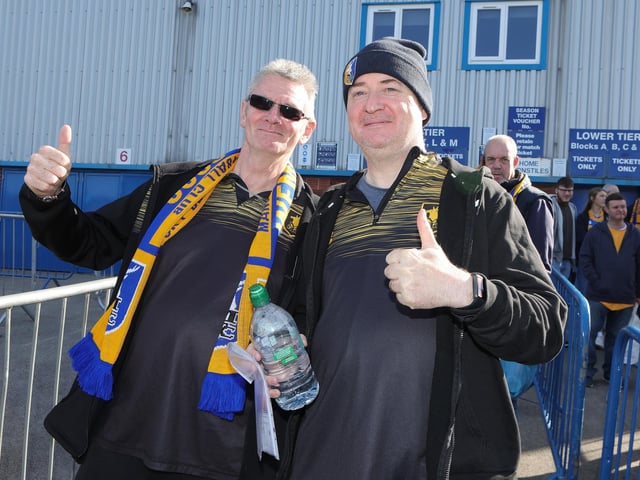 Fans at the ground.