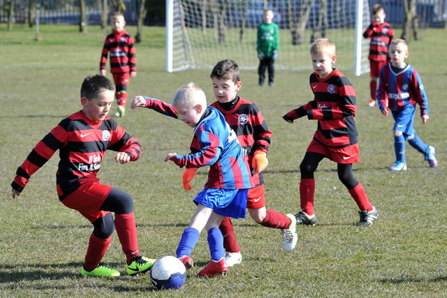 Mansfield Chad Youth League.  Mansfield Boys Under 8's (red and Black) v Bagthorpe