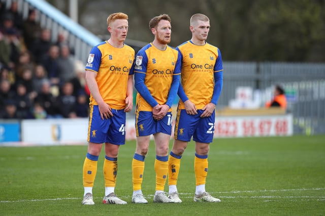 Matty Longstaff (left) has been an integral part of Mansfield's climb up the table since joining on loan from Newcastle in January.