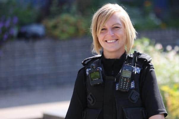 PC Malgorzata Kacprzycka, part of the Ashfield neighbourhood policing team.