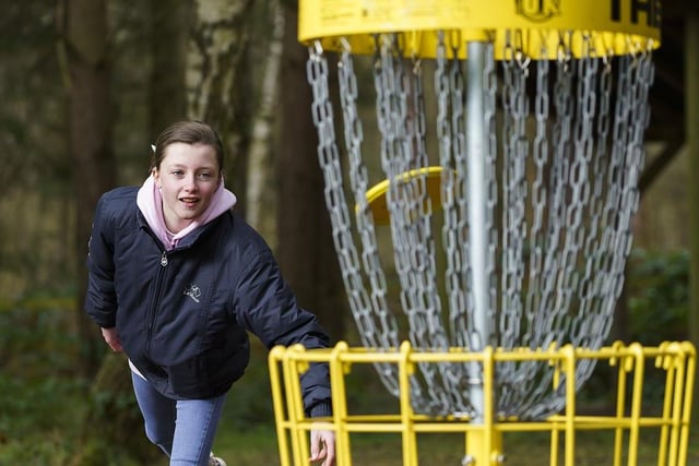 The new sport of disc golf is showcased in a free event at Sherwood Pines on Saturday (10.30 am to 3 pm). Players throw a plastic disc at a target on a course of nine or 18 holes or baskets. The rules are similar to golf, with the winner being the player with the lowest number of total throws. Saturday's event features demonstrations, competitions, food, drink and giveaways.