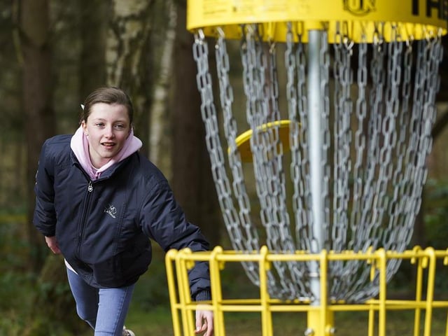 The new sport of disc golf is showcased in a free event at Sherwood Pines on Saturday (10.30 am to 3 pm). Players throw a plastic disc at a target on a course of nine or 18 holes or baskets. The rules are similar to golf, with the winner being the player with the lowest number of total throws. Saturday's event features demonstrations, competitions, food, drink and giveaways.