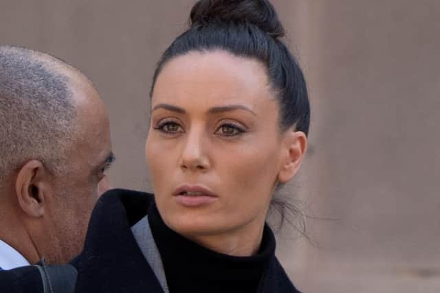 Zara Marke, who goes by the stage name Phythian, with husband Victor Marke at Nottingham Crown Court