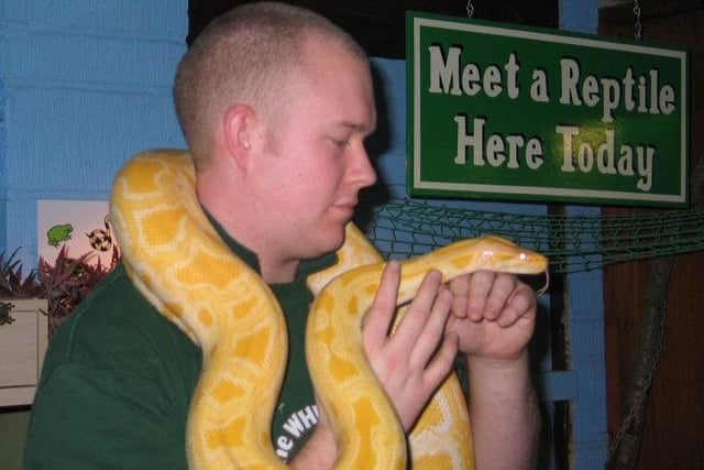 This picture was taken in 2006 - have you been brave enough for a cuddle?