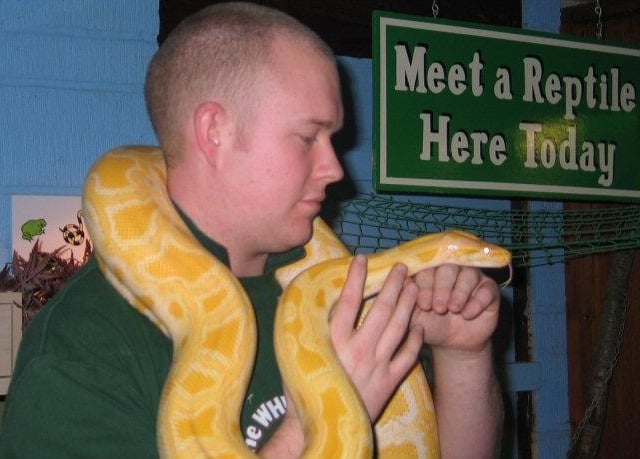 This picture was taken in 2006 - have you been brave enough for a cuddle?