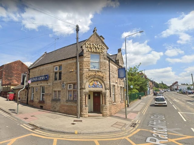 Kings Arms on Ratcliffe Gate, Mansfield, has a 4.3/5 rating based on 79 reviews.