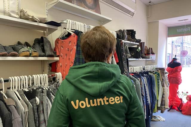The new charity shop is located in Forest Town.