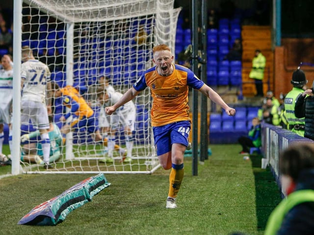 Newcastle loanee Matty Longstaff nets against Tranmere Rovers Prenton Park in March.