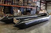 National Crime Agency and Border Force officers have seized 25 inflatable boats that were destined to be shipped to cross-Channel people smugglers.