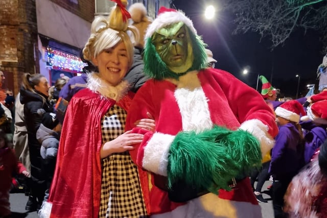 The Grinch and Cindy-Lou were among the guests