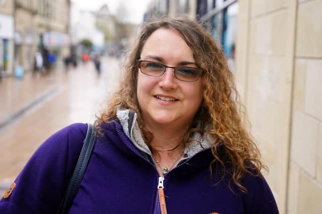 Kate Chattin, a worker in Mansfield, shared her thoughts about the future of the town.