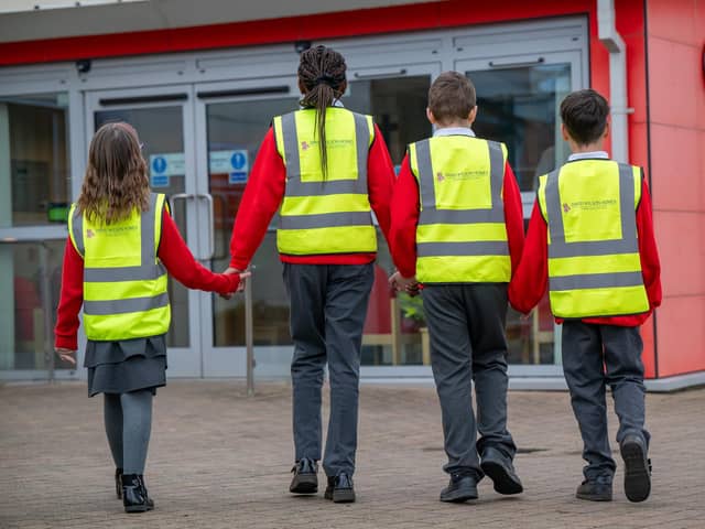David Wilson Homes is donating hi-viz vests to school children across Nottinghamshire. Photo: Steve Baker