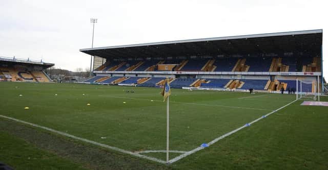 Mansfield Town v Grimsby Town is off after a pitch inspection at the One Call Stadium on Friday.