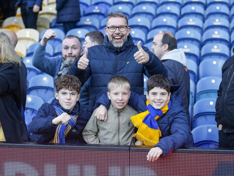 Mansfield Town fans enjoy another League Two victory.
