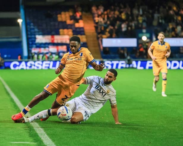 During the Sky Bet League 1 match Mansfield Town FC v Oxford Utd FC at the One Call Stadium, 15 Oct 2026, Photo credit Chris & Jeanette Holloway / The Bigger Picture.media