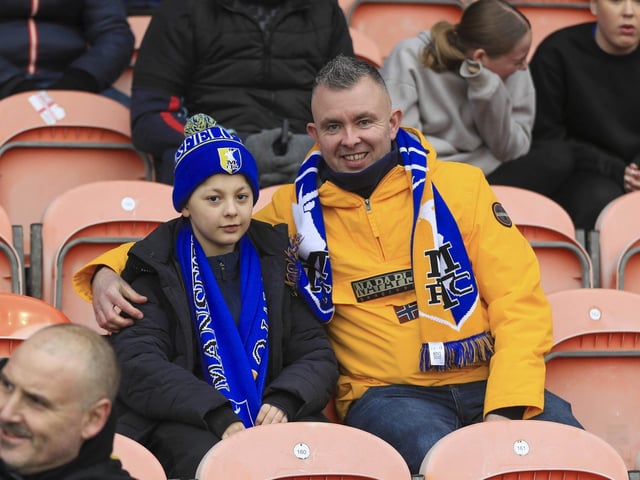 Mansfield Town ended a run of seven straight defeats with a draw at Blackpool.