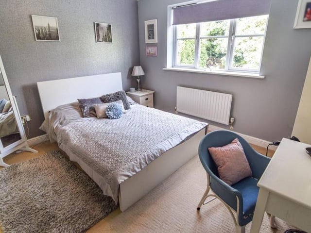 More comfort and quality in this double bedroom. All six of the bedrooms boast fitted wardrobes.
