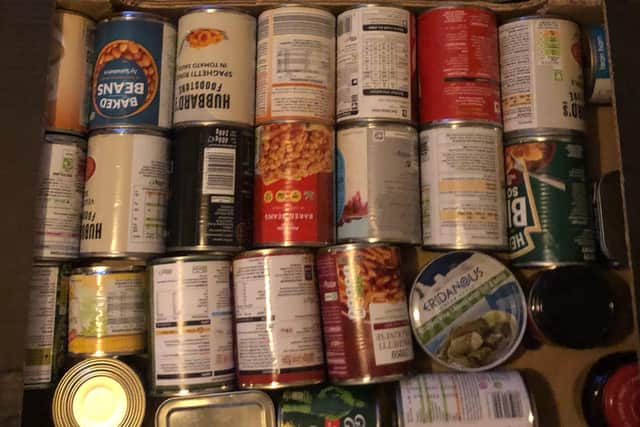 Some of the donations Lilly-May has received so far.