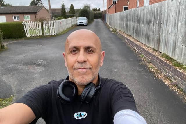 Shahid Akhtar, 50, has been running each day during Ramadan to help raise funds for Charity Right.