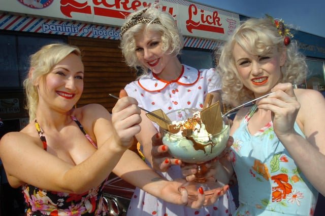 The opening of Lickerty Lick Ice Cream Parlour in Fulwell, and it took place on a hot July day in 2011.