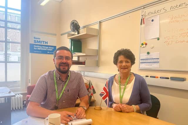 Cllr Sam Smith alongside newly appointed Shadow Cabinet Member for Communities and Public Health, Cllr Janette Barlow