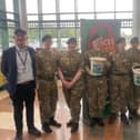 Army Cadets helped pack bags at Morrisons in Mansfield to help raise funds for their trip to Cyprus (Photo by Richard J Tempest-Mitchell)