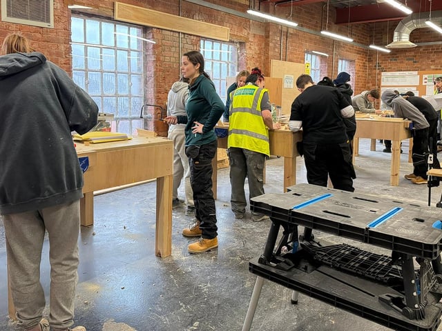 The college has transformed the former brewery site into dynamic construction campus for students and apprentices.