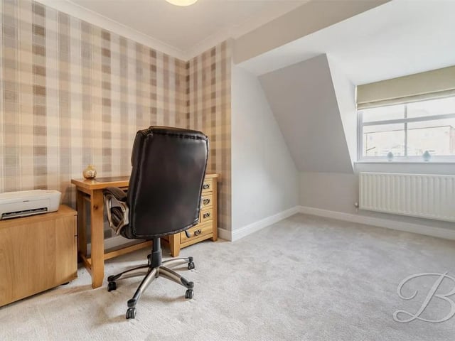 The property boasts ample bedroom space for use as a home office if required.