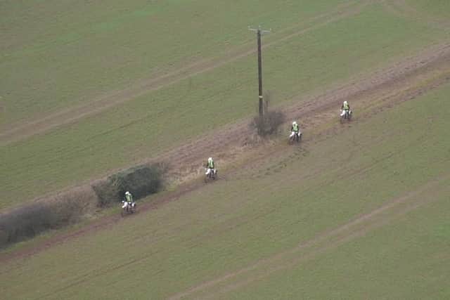 One bike was seized and two riders were issued with Section 59 warning notices for the anti-social use of off-road vehicles during the targeted operation.