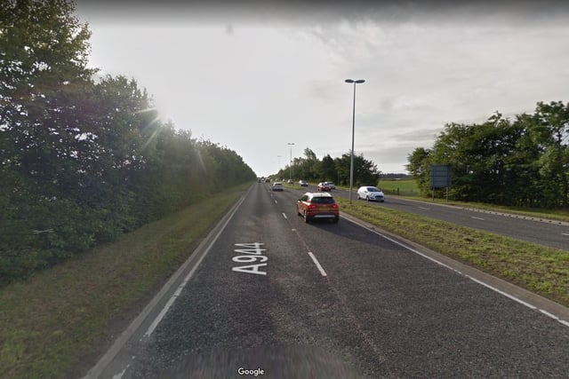 Fixed camera on the eastbound A944 at Kingswells, Aberdeen