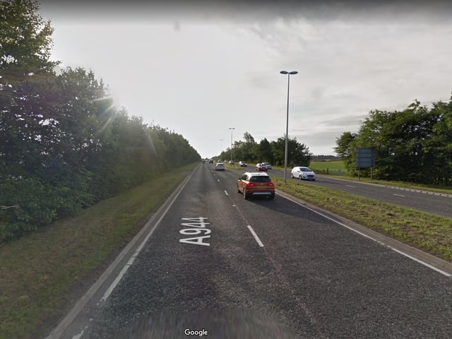 Fixed camera on the eastbound A944 at Kingswells, Aberdeen
