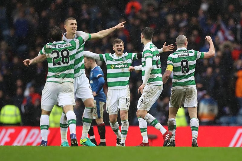 And now for the second 5-1 win over Rangers in 16/17. This one was perhaps made the all the more sweeter for Celtic by the fact that they schooled the Gers in front of a full Ibrox crowd.  

(Photo by Ian MacNicol/Getty Images)