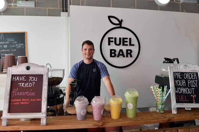 RS Fitness Studios have opened a new fuel bar.
Manager Dominic