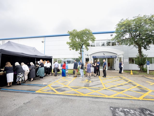 The new Fresenius Medical Care (FME) head office in Huthwaite