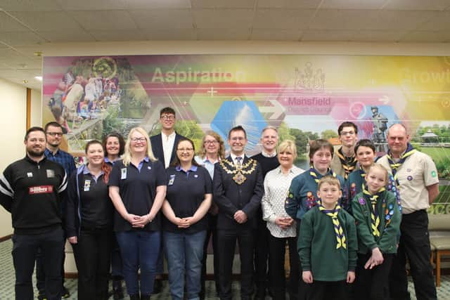 A selection of the recipients of the Mayor's 500 Fund.