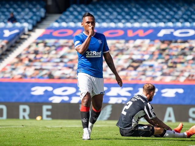 Steven Gerrard has called on Alfredo Morelos to outshine Colombian international team-mate Falcao and fire Rangers into the Europa League group stage. (Various)