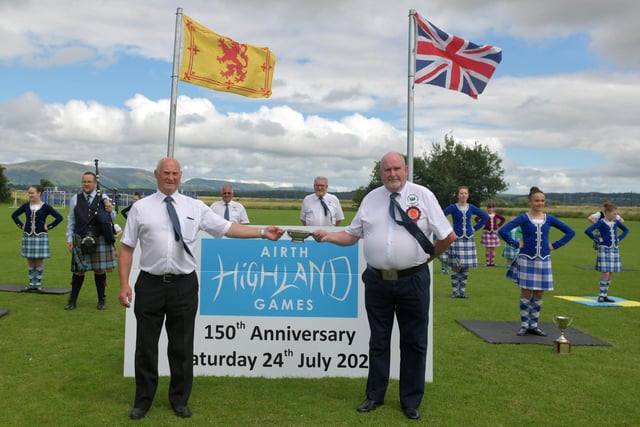 Robert Smith, Chieftain of the 2019 Games and John McTaggart, President